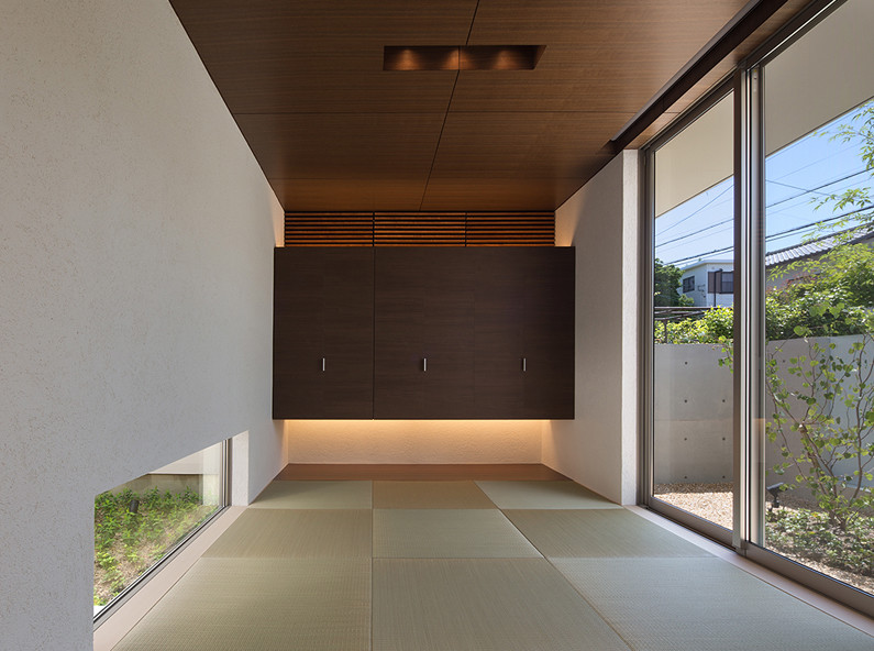 Abgetrenntes Modernes Wohnzimmer in Fukuoka