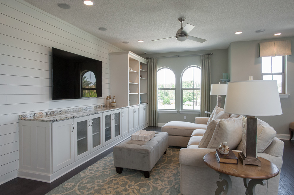 Upstairs Bonus Room - Farmhouse - Family Room - Jacksonville - by ...