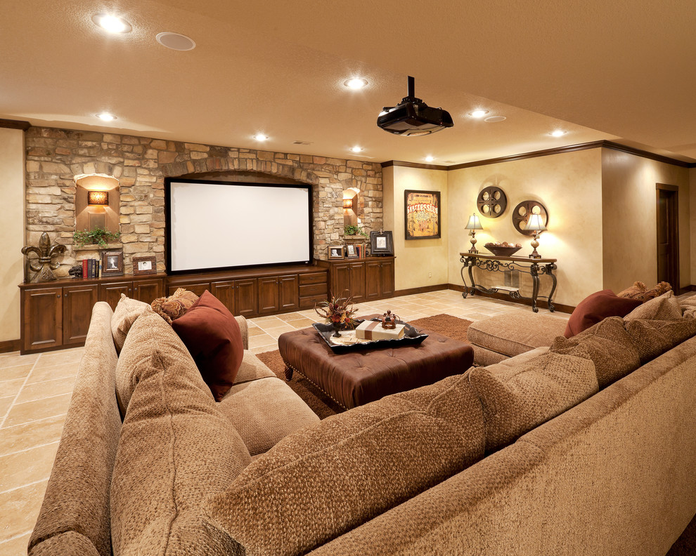 Vail Valley Floor Plan Home Theater Kansas City by Starr Homes