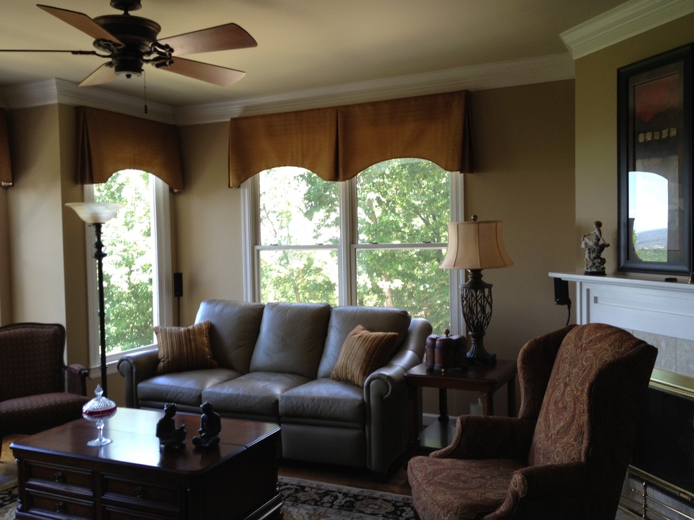 Valances Traditional Family Room Other by The Interiors