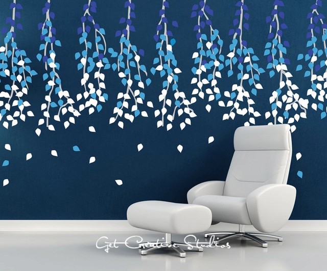 Wall Decals Moderne Salle de Séjour Austin Houzz