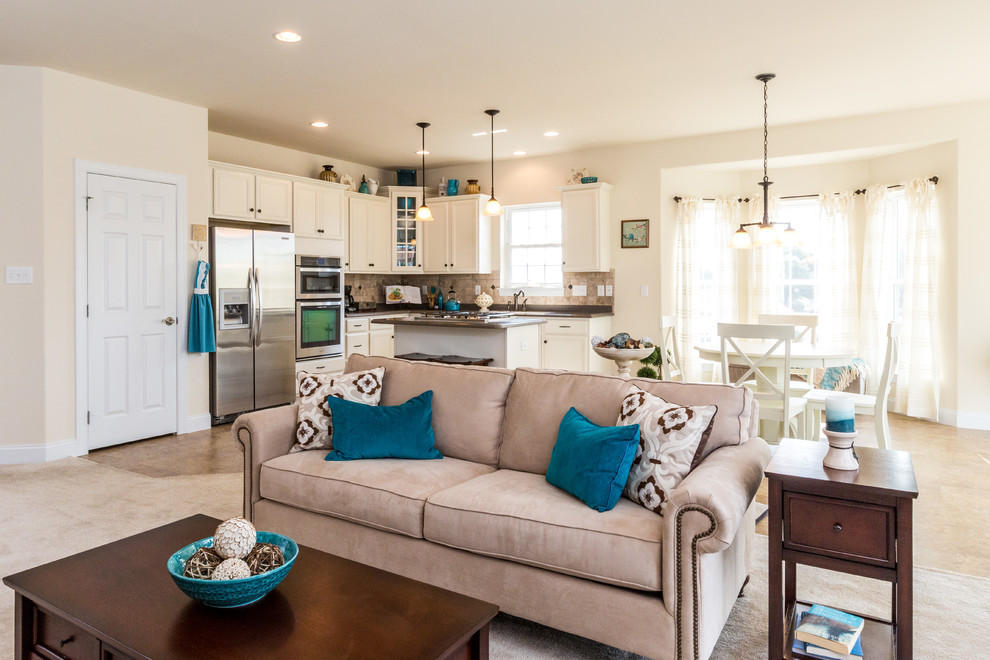 Watson Run New Home Community Model Home Family Room View