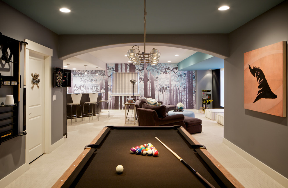 Photo of a traditional games room in Denver.