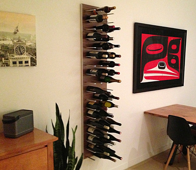 Wine Rack as a Unique Wall Divider - Contemporary - Games Room - Vancouver  - by STACT Wine Displays Inc. | Houzz UK