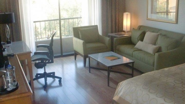 Example of a trendy family room design in Orange County