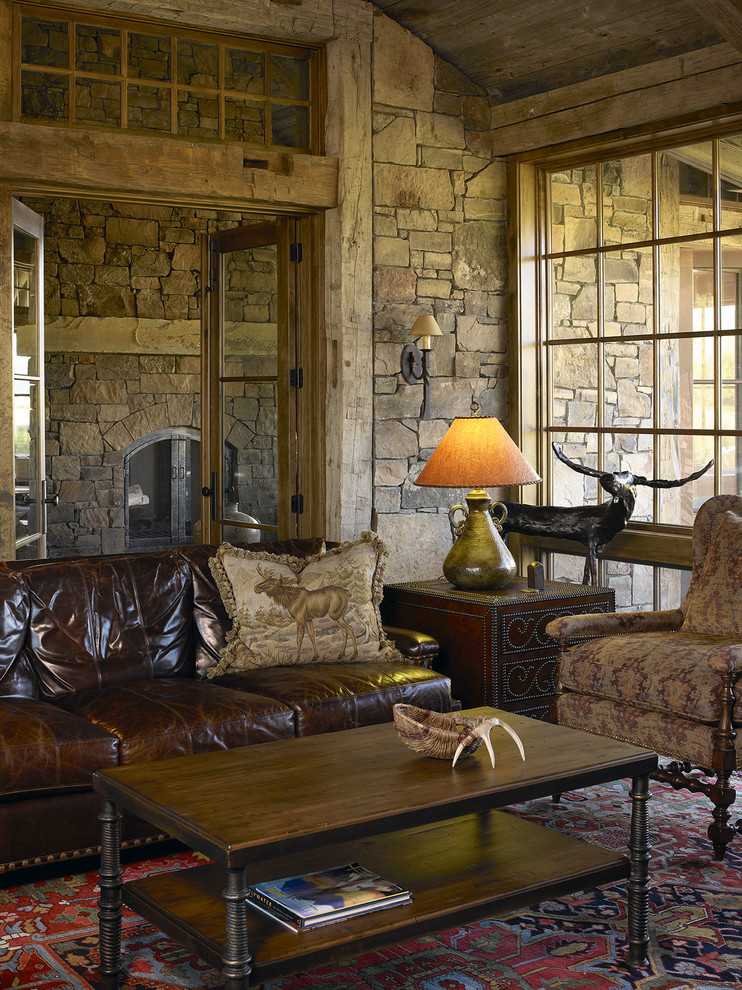 Family room - eclectic family room idea in Jackson