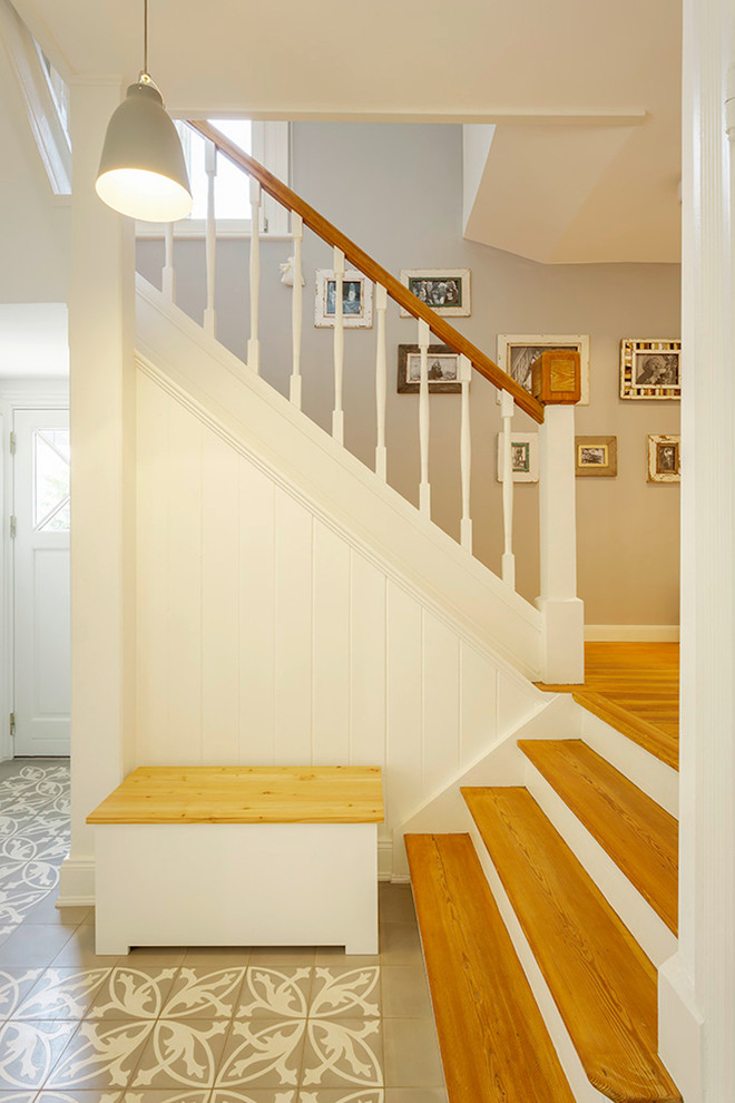 Aménagement d'un grand escalier classique.