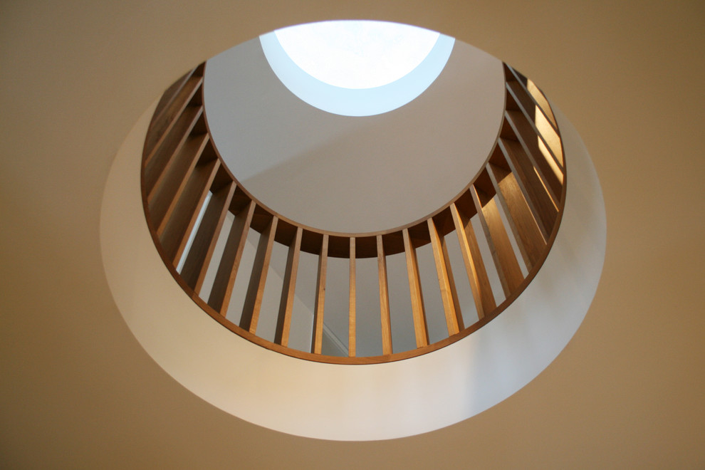 Inspiration for a contemporary staircase remodel in Dortmund