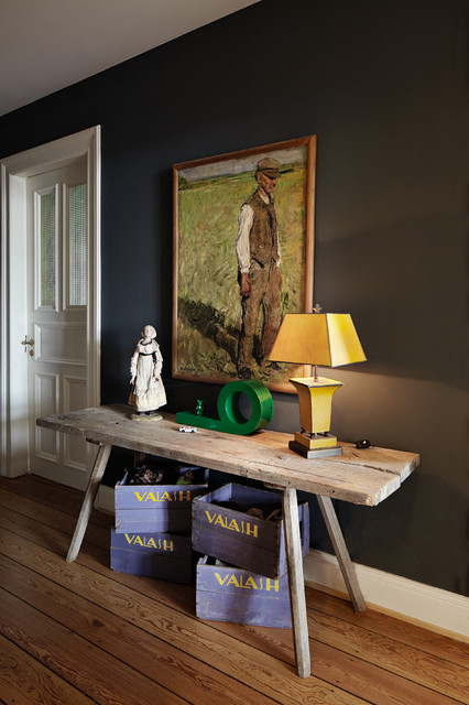 Stadtwohnung Hamburg, Einrichtung mit Antiquitäten verschiedener