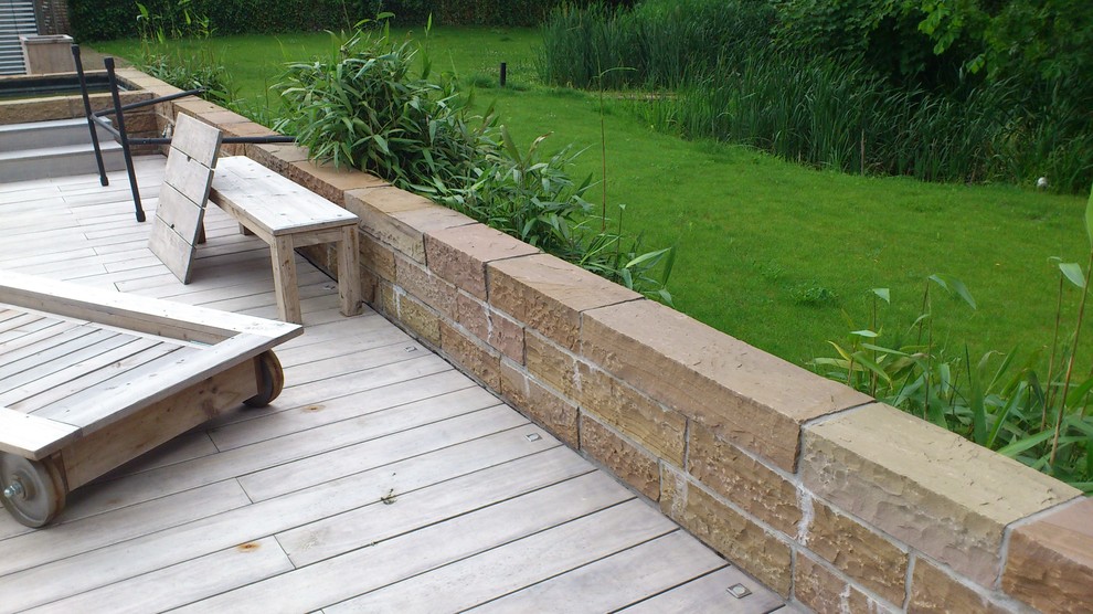 Mauern im Garten Landscape Bremen by Garten Janssen Houzz
