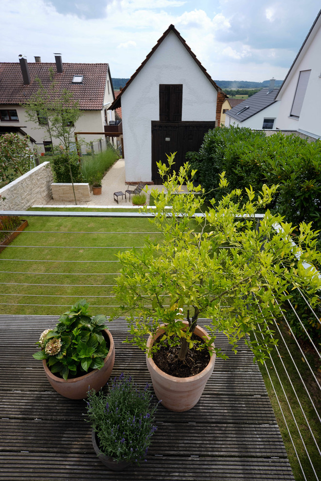Moderne und offene Gartenanlage für ein Architektenhaus Landscape