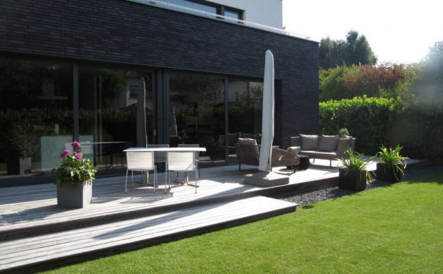 Moderner Garten "PURISTISCH Contemporain Jardin Francfort par