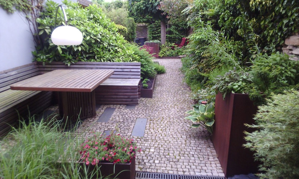 Rostig, aber nicht alt Modern Garten Leipzig von GrünMaler Houzz