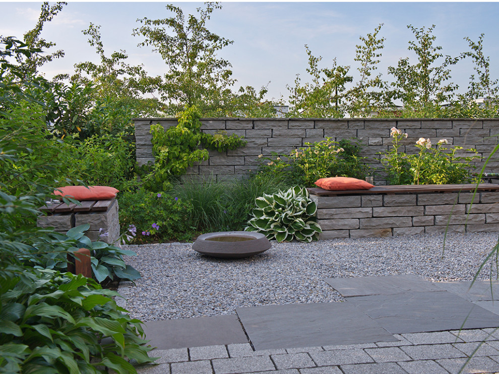 Rund ums Haus Contemporary Landscape Hamburg by Zinsser Gärten