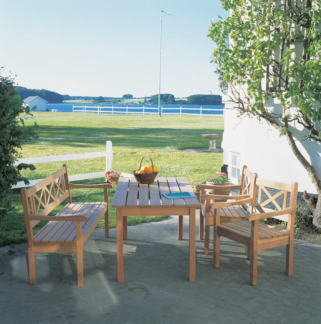 Stilvolle Sitzgruppe SKAGEN vom dänischen Label Skagerak aus Teakholz