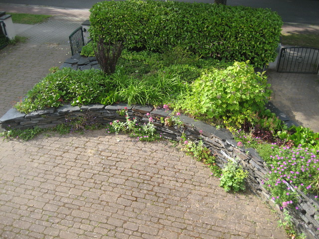 nach der Umgestaltung Rustikal Garten Hamburg von