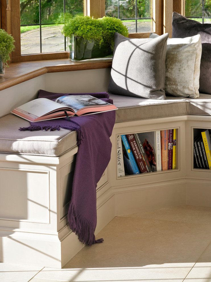 Inspiration for a transitional family room remodel in Surrey