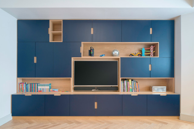 Kids Playroom TV Wall Unit - Contemporáneo - Sala de estar - Londres - de  MW Creative Carpentry | Houzz