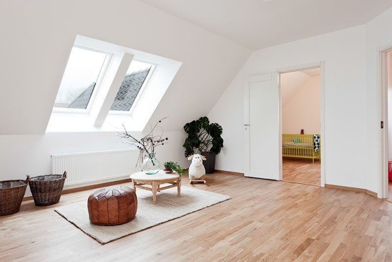 This is an example of a scandinavian games room in Malmo.