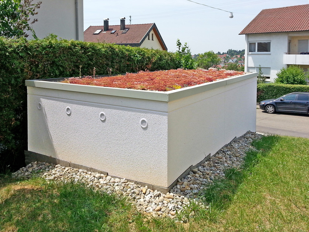 Garage Mit Dachbegrunung