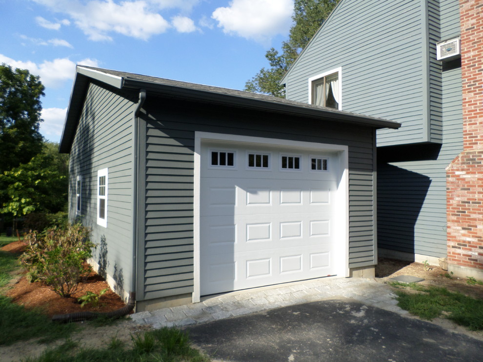 16x28 Garage, Holliston MA Garage Boston by Baystate Outdoor