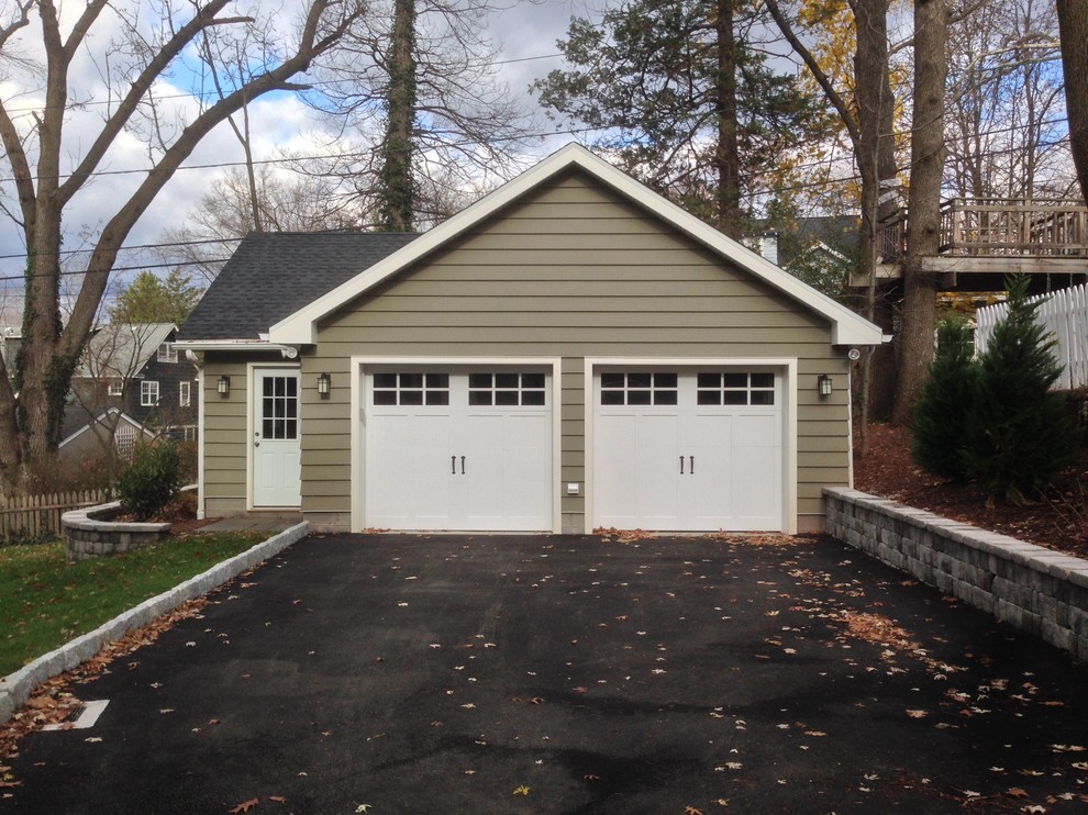 2 Car Garage and Work Shed Traditional Garage Newark by CBH
