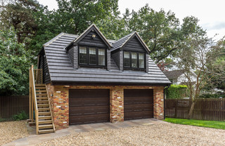 2 Storey Double Garage, Camberley - Garage - Surrey - by LIFE SIZE  Architecture | Houzz IE