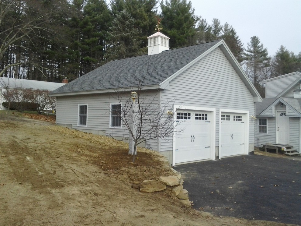 24'x24' Detached Garage with cupola and carriage style doors in
