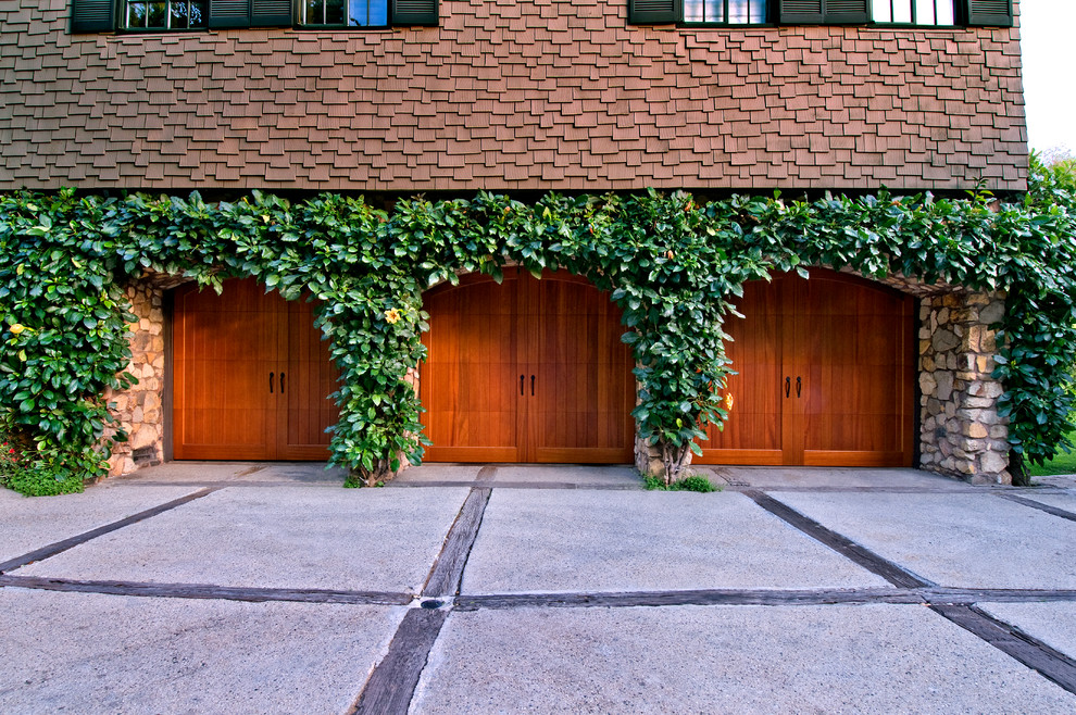 3+ Door Garages Rustic Garage Philadelphia by Precision Garage