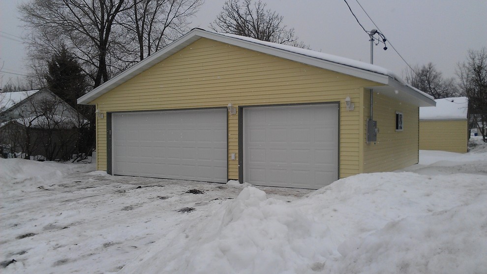 30x28 Detached Garage Modern Garage Minneapolis by Benson
