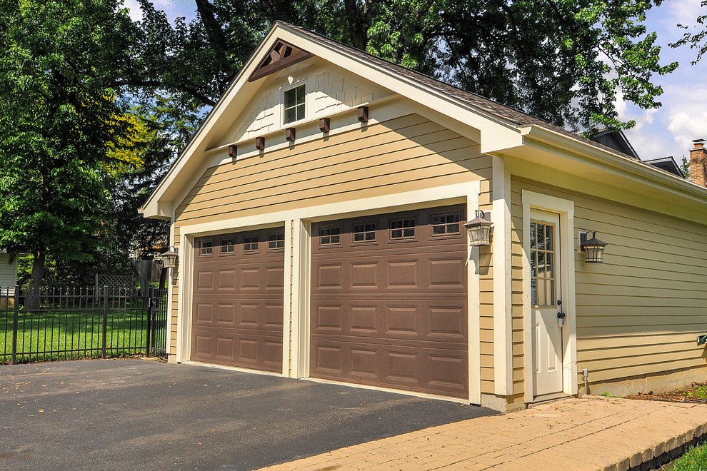 Photo of a medium sized traditional detached double garage in Nashville.