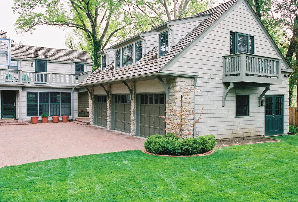 A 3 Car Carriage House Traditional Garage Kansas City By Rdm Architecture Traditional Garage Kansas City, Carriage House Plans With 3 Car Garage