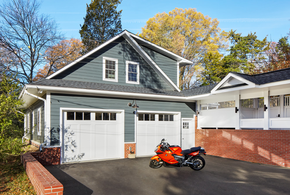 A Mechanic's Garage with Pool House above Transitional Garage DC