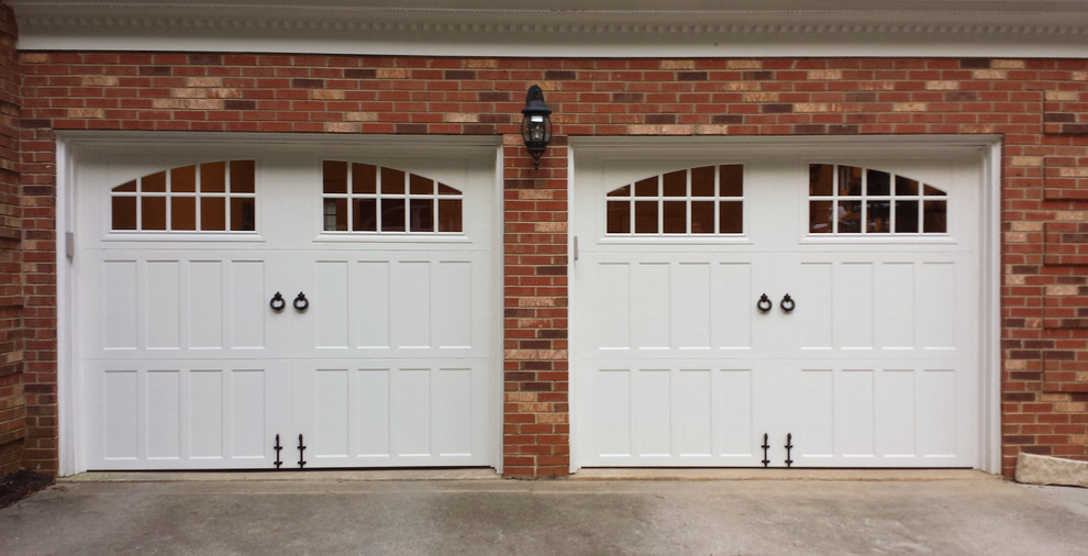 Amarr Classica carriage style doors Traditional Garage Charlotte