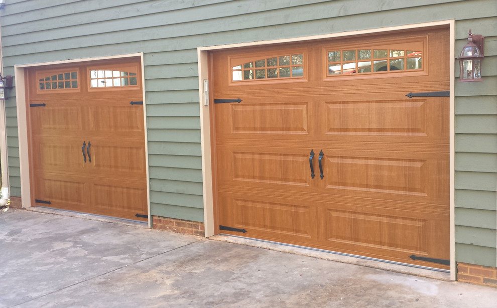 Amarr Heritage Wood Grain Finish Traditional Garage Charlotte