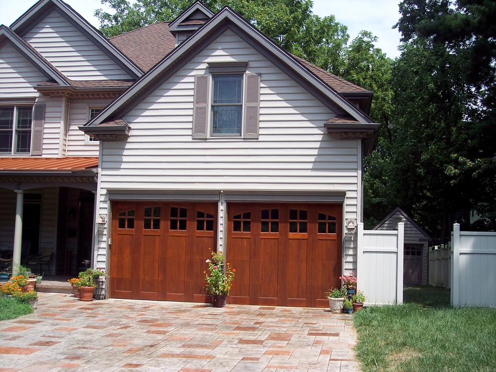 Inspiration for a medium sized traditional attached double garage in Philadelphia.