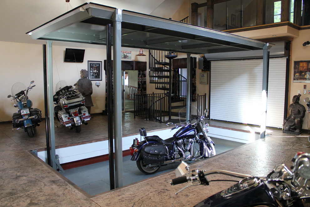 auto elevator PhantomPark Contemporary Garage Sacramento by