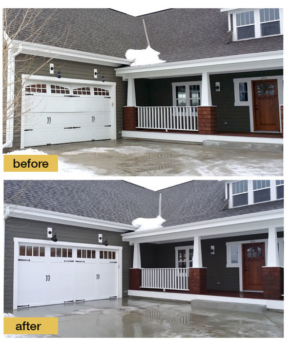 Before and After Garage Makeovers Craftsman Garage Cincinnati