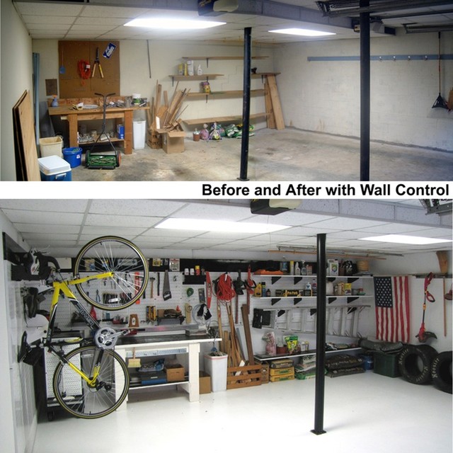 Before And After Wall Control Pegboard, Using Pegboard In Garage
