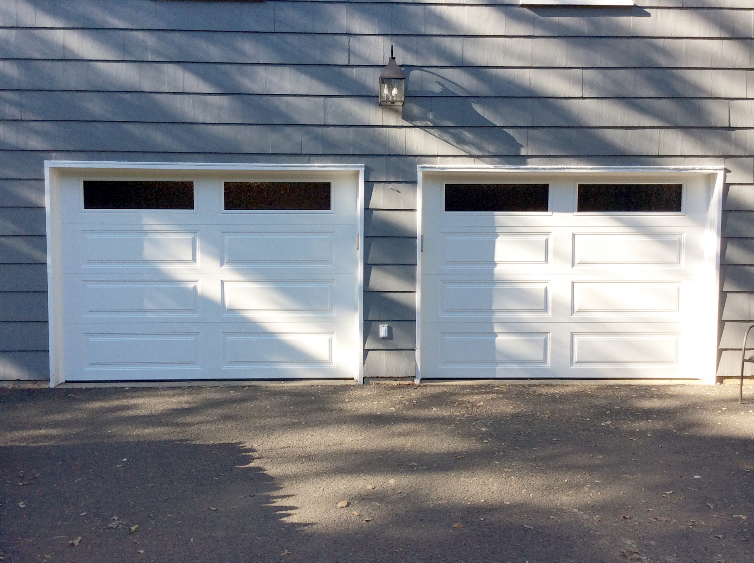Berkley Heights Nj Double Garage Door Installation Clopay Model 9133 Modern Garage New York By Door Works Inc Houzz