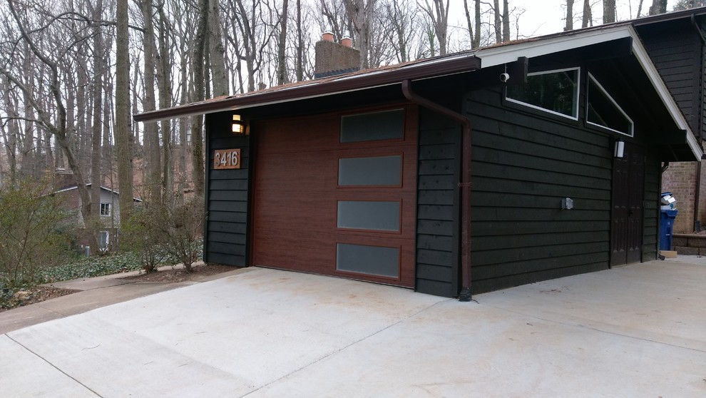 Carport Conversion to Garage - Contemporary - Garage - DC Metro - by ...