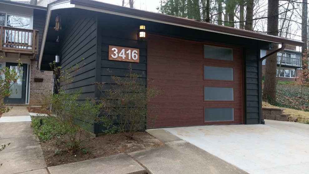 Carport Conversion to Garage - Contemporary - Garage - DC Metro - by ...