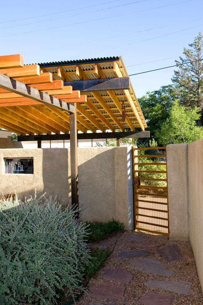 Carport + Shade Structure Transitional Garage Albuquerque by