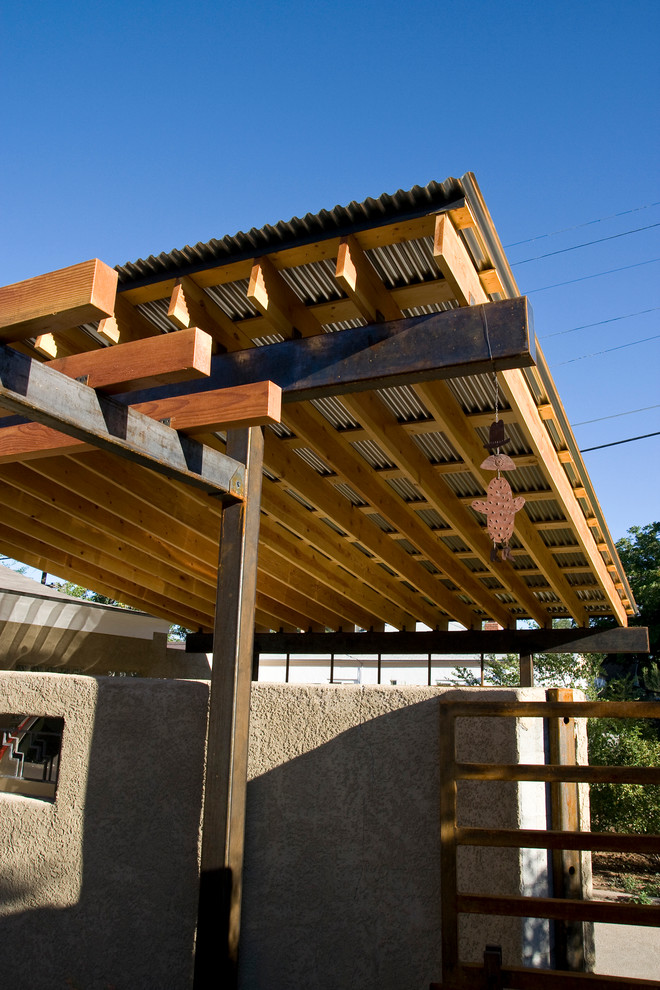 Carport + Shade Structure Transitional Garage Albuquerque by