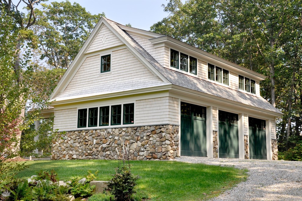 Carriage House Garage Traditional Garage Portland Maine by