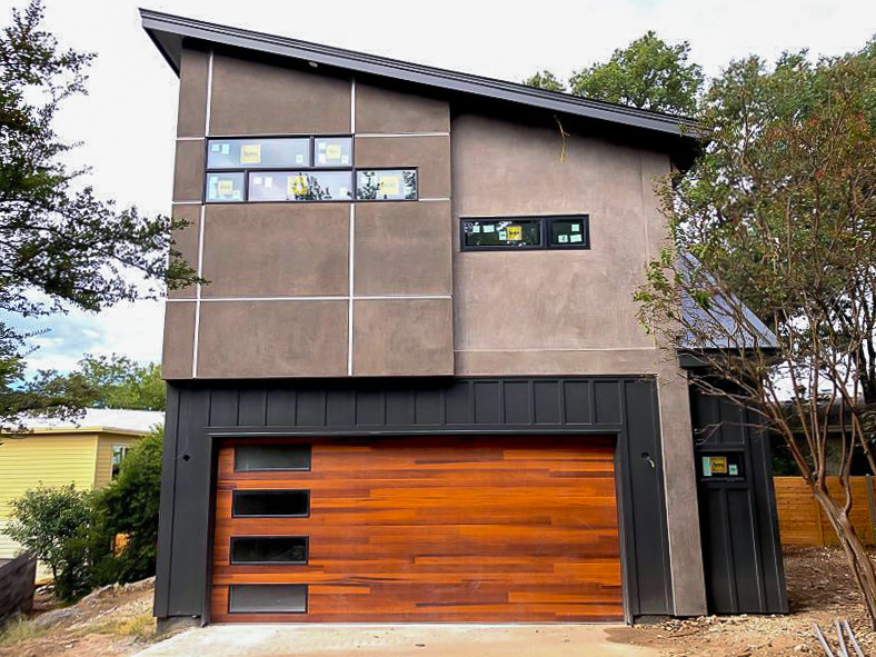 Cedar Accents Planks Garage Chicago by C.H.I. Overhead Doors Houzz