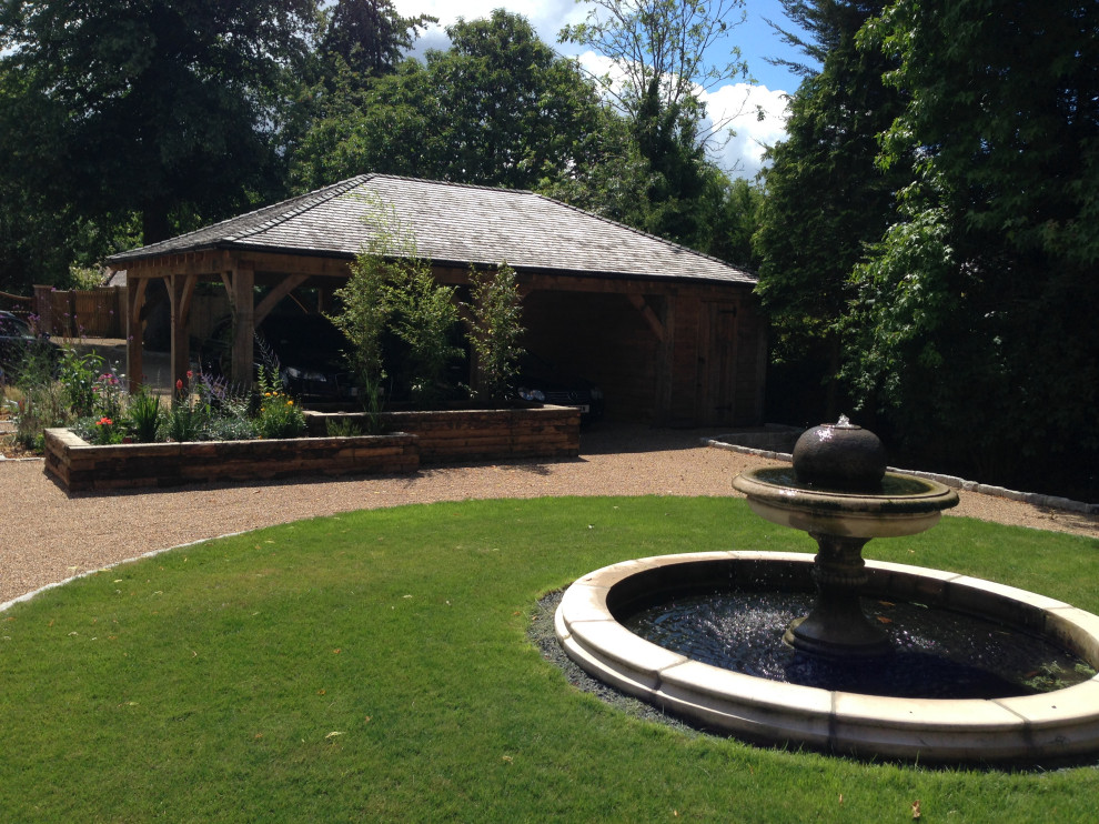 Chislehurst New Build Oak Carport Traditional Garage Kent by
