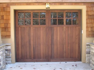 Clear Western Red Cedar - Craftsman - Garage - Atlanta - by Doorsmith ...