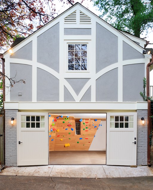 Climbing Wall Modern Garage DC Metro by Hamilton Snowber