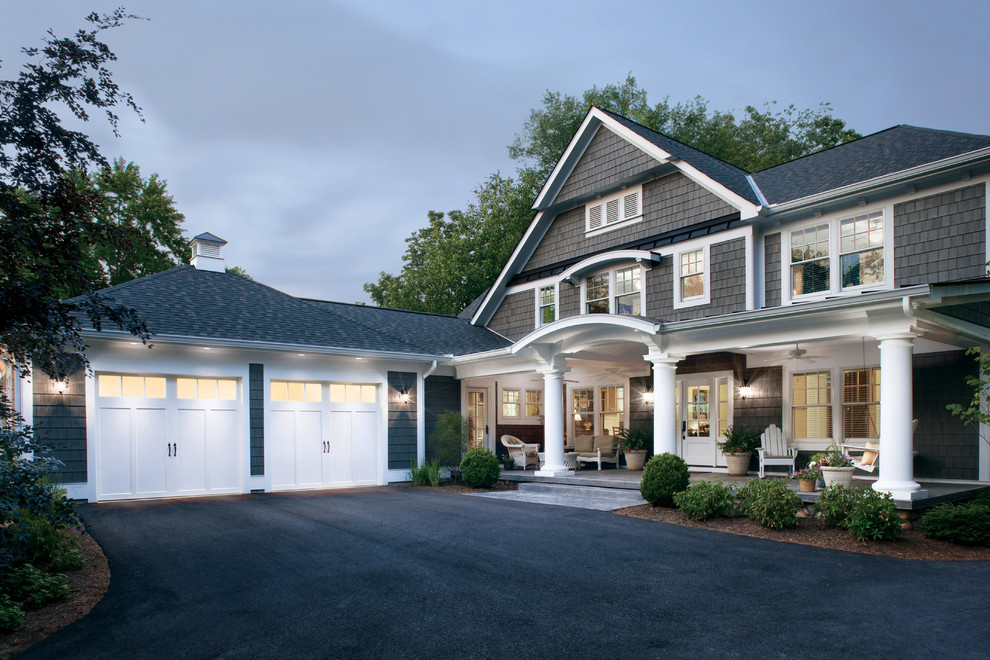 Clopay Coachman Collection Carriage House Garage Door Beach Style